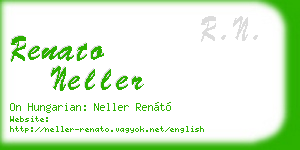 renato neller business card