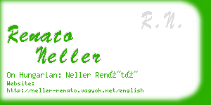 renato neller business card